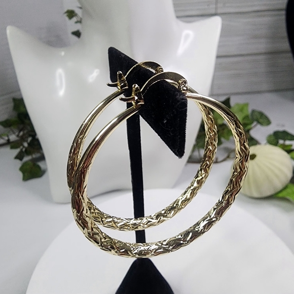Gold Filled Hoop Earrings - Picture 8 of 10